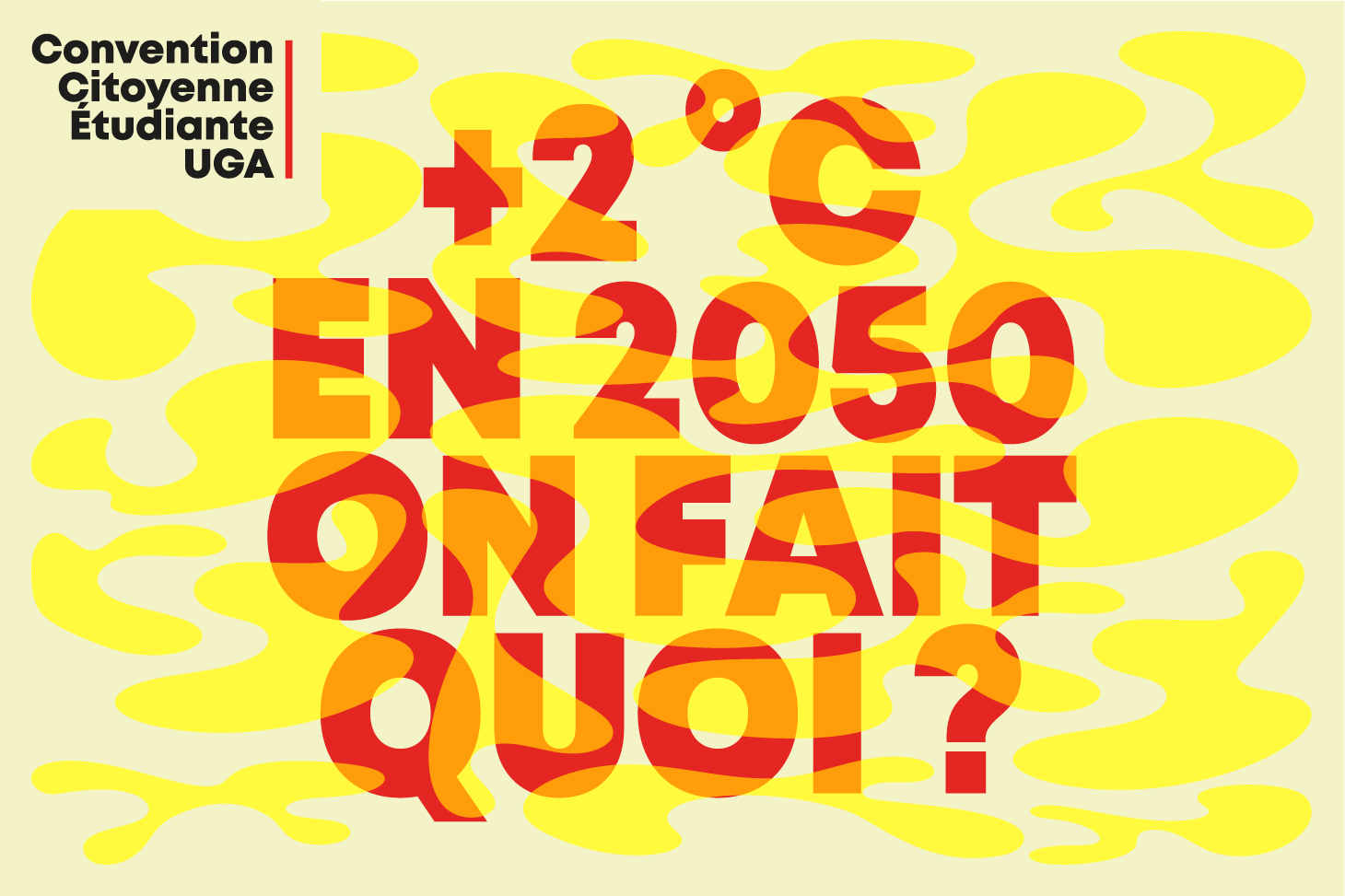 Convention citoyenne étudiante UGA : +2°C en 2052 on fait quoi ?